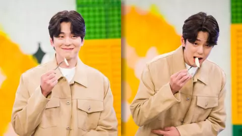 คิมมินกยู แฮปปี้สุดๆ ได้ทานมะม่วงของโปรดกับน้ำจิ้มปลาร้าแบบไทยๆ (คลิป)