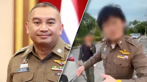 โฆษก ตร.สั่งสอบคลิปหนุ่มจีน ใส่ชุดตำรวจไทย มีชายหัวเกรียนเปิดประตูรถให้