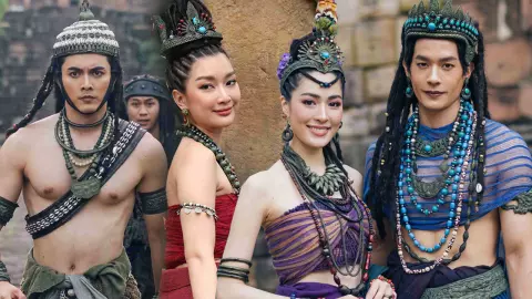 ภณ-น้ำหวาน-เพื่อน-หลิง พาย้อนพันปี ดูต้นกำเนิด "บุพเพสันนิวาส" ถึง พรหมลิขิต