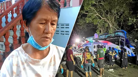 แม่เหยื่อทัวร์มรณะศพที่ 15 เผย ได้ยิน ตร.สอบคนขับ ยอมรับหลับใน-มือหลุด