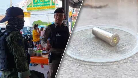 รัวโหดกลางตลาดนัดเขางูราชบุรี ดับ 2 ศพ ปมที่ดินมรณะ ฝีมือน้องชายเพิ่งพ้นคุก