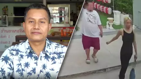 สารวัตรเจ้าของร้านบุฟเฟต์ แจ้งความลูกค้าชาย-หญิง ขับเก๋งป้ายแดง ชักดาบค่าอาหาร (คลิป)