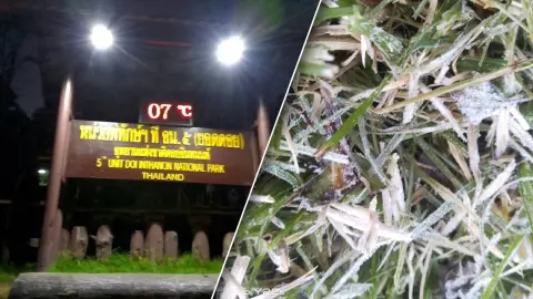 "อินทนนท์" เย็นเยือก นทท.คึกคักสัมผัสลมหนาว แห่ชมแสงอาทิตย์-ทะเลหมอก