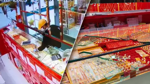 โจรถือมีด-ค้อน บุกชิงทองห้างดังโพธาราม กวาดไป 18 บาท ก่อนหนีลอยนวล