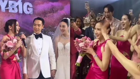 อั้ม พัชราภา ได้ดอกไม้งานแต่ง เมย์-บิ๊ก ประกาศโสด เปิดสเปกหนุ่มคนต่อไป