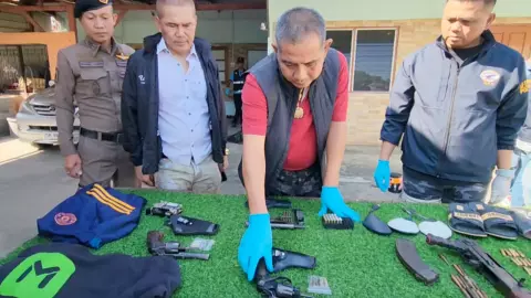 ค้นรัง จิ๊บ ไผ่เขียว ผู้ต้องหายิง ผช.นักข่าว ปืนเพียบ ญาติยื่น 4 แสนประกันตัว (คลิป)