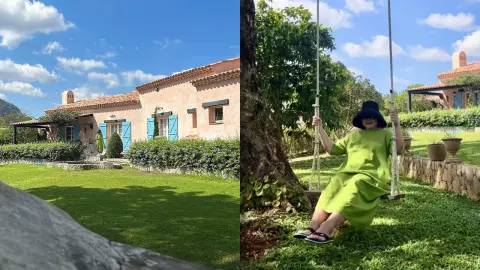 เปิดบ้านที่เขาใหญ่ของ แม่หมู พิมพ์ผกา เขียวขจีร่มรื่นน่าอยู่มาก (คลิป)