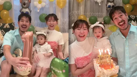  เวียร์-วิกกี้ จัดงานฉลองวันเกิด น้องวิริน บรรยากาศสุดอบอุ่น