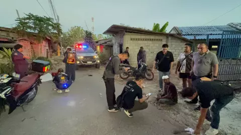 ศึกผัวเคลียร์ใจ ก่อนเปิดศึกดวลมีด ผัวเก่าพลาดถูกผัวใหม่ฟันคอตายคาที่