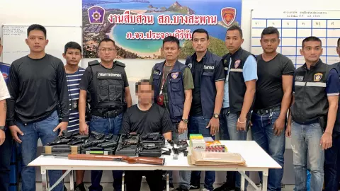 ค้นคลังปืน ยึด 100 กระบอก กระสุนนับพันโยงเครือข่าย เด็ก 14 กราดยิงห้าง