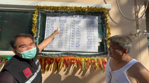 พี่ รปภ.หมู่บ้านดังย่านคลอง 3 แฮปปี้ ลูกบ้านร่วมใจมอบของขวัญปีใหม่ พร้อมโบนัส (คลิป)