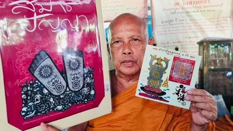 พระพยอม แจกฟรียันต์เตือนสติ "อาตมาปลุก-โยมเสก" เสริมมงคลรับปีใหม่ 2567