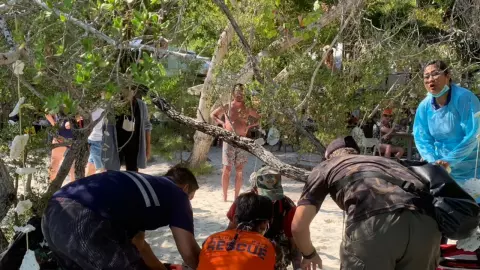 ทะเลเกาะเสม็ดดุส่งท้ายปี 2566 กลืนร่างนักท่องเที่ยวชาวจีน จมน้ำเสียชีวิต