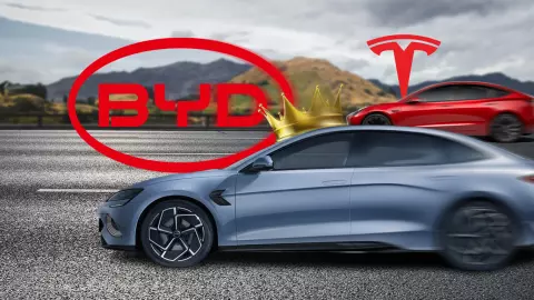 BYD ชิงบัลลังก์ Tesla รถ EV ขายดีที่สุดในโลก หลังตีตลาดหนัก ยอดขายพุ่งสูงทิ้งห่างกว่าล้านคัน  