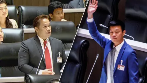 เพื่อไทยประท้วง ไม่พอใจข้อความเปิดโปงงบฯ ด้อยค่ารัฐบาล-หมออ๋อง ยันไม่รู้เรื่อง