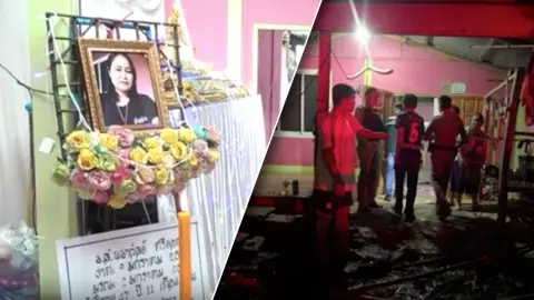 ฉุนทะเลาะ สาดเบนซินใส่ แย่งไฟแช็กเผาเมียทุรน-ดับสลด ผัวโหดมอบตัว