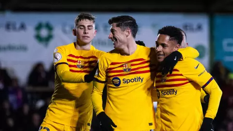 "บาร์เซโลนา" ปาดเหงื่อ บุกเฉือน "บาร์บาสโตร" เข้ารอบ 16 ทีม โกปา เดล เรย์