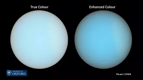 ไขความกระจ่างสีของดาวเนปจูนและยูเรนัส