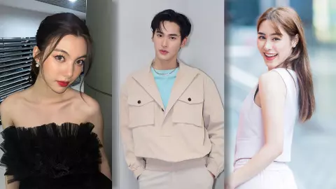 เก้า นพเก้า ควง 2 นางเอก ออม-พีพี เดินแฟชั่นโชว์ในงานการกุศล 