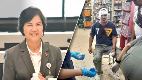 สส.ก้าวไกล แจงระทึก ลูกน้องถูกกระทืบ ไม่ใช่โดนตบ ขอพิจารณาตรงไปตรงมา 