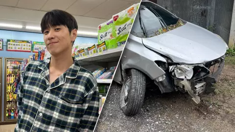แฟนคลับหายห่วง "โอปป้าฮง" Bangkokboy เจ็บเล็กน้อย จากเหตุรถชน
