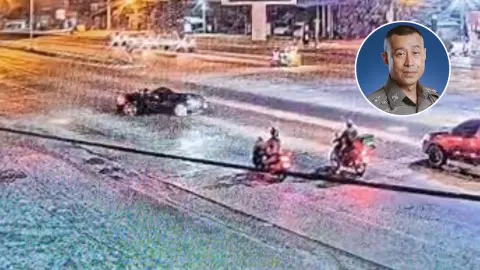 ตำรวจเตือนอย่าหาทำ ดริฟต์รถโชว์กลางแยก จับส่งศาล เจอค่าปรับ 12,000 บาท