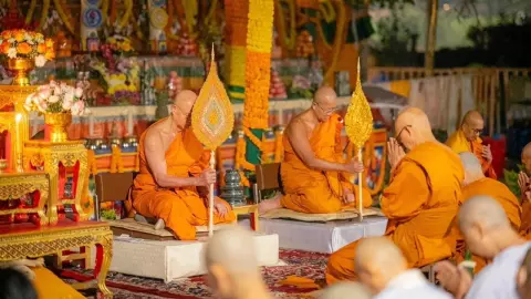 อุปสมบท “มหาวชิราโพธิ” รุ่น 1 ฉลอง 145 ปี ต้นพระศรีมหาโพธิ์