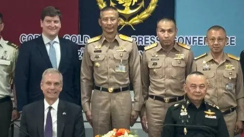 "ทร." เผย ความร่วมมือ กองทัพเรือไทย-สหรัฐฯ สำรวจ "เรือหลวงสุโขทัย" 