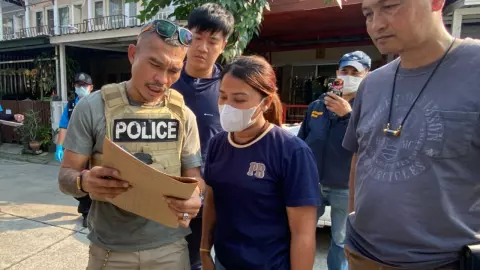 ตร.ค้นบ้านเมียหนุ่ม 33 ถูกอุ้มฆ่า ยันแค่เพื่อนร่วมงาน "ช่างกิต" ฆาตกร 