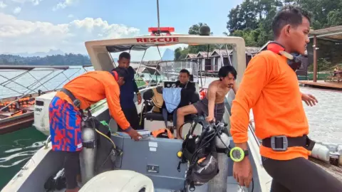 หนุ่มอังกฤษ พายเรือสูญหาย ในเขื่อนเชี่ยวหลาน จมน้ำลึกกว่า 40 เมตร