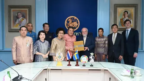 ปลัด มท. นำต้อนรับผู้แทนจากสวีเดนหารือป้องกันคุ้มครองเด็ก