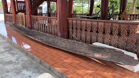 "กระบี่" ฮือฮา พบเรือโบราณ คาดอายุกว่าพันปี ใกล้จุดพบลูกปัดคลองท่อม (คลิป)