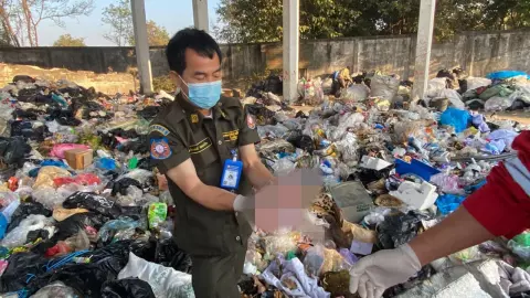 สลด แม่ใจร้าย ทิ้งลูกทารกแรกเกิด เป็นศพคากองขยะ ทั้งยังมีสายรกติดอยู่