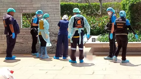 หนุ่มยุ่นเปลือยกาย ดิ่งคอนโดดังศรีราชาดับอนาถ คาดเมาหนักแล้วพลัดตก