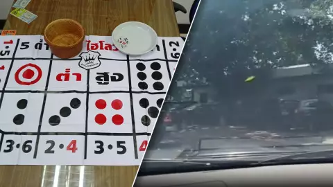 ตำรวจสะดุ้ง บุกจับ 5 นักพนัน หลังโซเชียลแฉบ่อนใหญ่ อ้างจ่ายครบจบทุกหน่วย