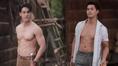 กองเชียร์กรี๊ดลั่น เด่นคุณ-เพ็ชร ฐกฤต ถอดเสื้อแข่งผ่าฟืน ใน เว้าวอนรัก EP.6