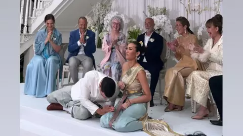 ประมวลภาพ ทายาทกันตนา วิวาห์หวานชื่น เจ้าบ่าวหล่อตาแตก 