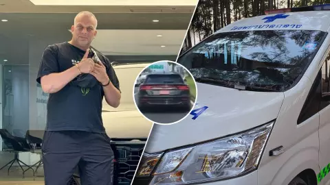 แฉอีกฝรั่งเตะหมอ แจกกล้วยใส่รถพยาบาล เบ่งรู้จักตำรวจใหญ่ ฟ้องกลับคู่กรณี (คลิป)