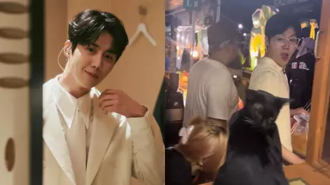 คิมซอนโฮ ถึงกับเหลียวหลังเมื่อเจอแมวดำ งานนี้ต้องยอมให้เจ้าเหมียว (คลิป)