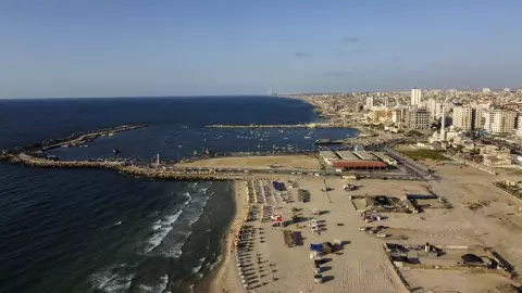 สหรัฐฯ เล็งสร้างท่าเรือในกาซา เพื่อเพิ่มการส่งเสบียงให้ชาวปาเลสไตน์