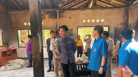 “เกรียง” มอบ “ดร.แม็กซ์” ช่วยเหลือเหยื่อไฟไหม้ท่าวุ้ง สั่งประชาสัมพันธ์ป้องกันเหตุ 