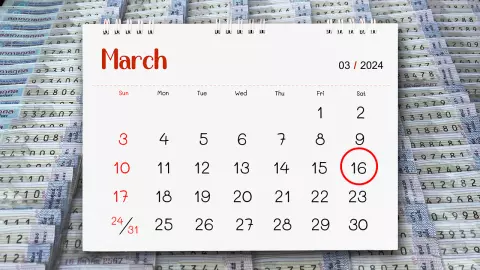 งวดนี้หวยออก 16 มี.ค. นักเก็บสถิติยิ้มหวาน เจอ "เลขเด็ด" เคยออกซ้ำมาแล้ว 2 งวด