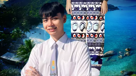 “กางเกงหอยใหญ่ไข่แดง” รวมของดีถิ่นสุราษฎร์ธานี จากไอเดียคนรุ่นใหม่วัย 22 ปี