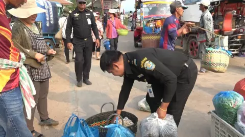 ด่านฯ บึงกาฬเฝ้าระวังเข้มการนำเข้าเนื้อสดทุกชนิด หลังพบโรคแอนแทรกซ์ในลาว