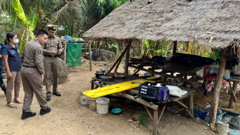 หนุ่มเขมร หลอนข้ามประเทศ เสียมฟาดหน้ายาย ดับคาเพิงพัก 