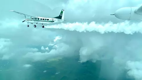 รมช.ไชยา รับลูกนายกฯ มอบกรมฝนหลวงปฏิบัติการไล่และลดฝุ่น PM 2.5 ช่วยชาวเหนือ