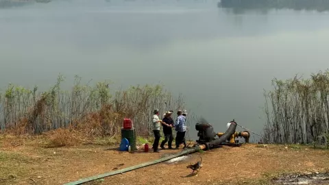 หลายภาคส่วนเข้าช่วยเหลือ อ.แม่ออน หลังเจอภัยแล้ง นาข้าวขาดน้ำกว่า 200 ไร่ 