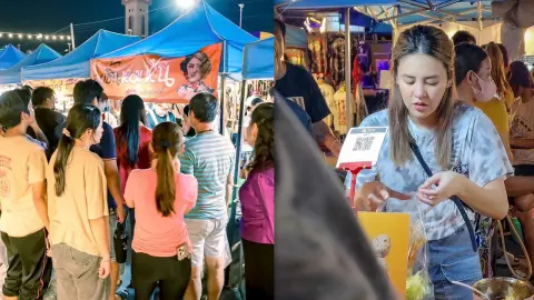 ไม่เลือกงานไม่ยากจน ดาราสาวสู้ชีวิต ผันตัวเป็นแม่ค้า ยืนขายลูกชิ้นตลาดนัด 