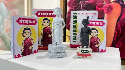 ไอเดียสร้างสรรค์ นักศึกษาปี 3 ออกแบบอาร์ตทอย "คุณย่าโม" ของดีเมืองโคราช