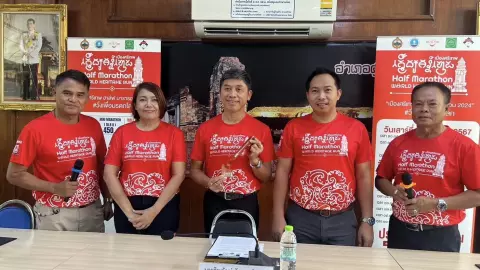 รวมพลนักวิ่งเพื่อมรดกโลก ร่วมผจญภัยย้อนอดีตแข่ง “เมืองศรีเทพ ฮาล์ฟ มาราธอน 2024”
